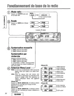 Предварительный просмотр 32 страницы Panasonic CQDF202U - AUTO RADIO/CD DECK Operating Instructions Manual