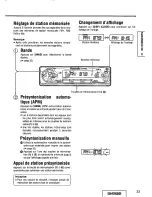 Предварительный просмотр 33 страницы Panasonic CQDF202U - AUTO RADIO/CD DECK Operating Instructions Manual