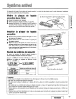 Предварительный просмотр 47 страницы Panasonic CQDF202U - AUTO RADIO/CD DECK Operating Instructions Manual