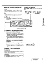 Предварительный просмотр 53 страницы Panasonic CQDF202U - AUTO RADIO/CD DECK Operating Instructions Manual