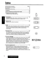 Предварительный просмотр 14 страницы Panasonic CQDF203U - AUTO RADIO/CD DECK Operating Instructions Manual