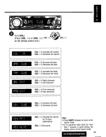 Предварительный просмотр 35 страницы Panasonic CQDF203U - AUTO RADIO/CD DECK Operating Instructions Manual