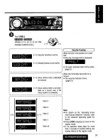 Предварительный просмотр 37 страницы Panasonic CQDF203U - AUTO RADIO/CD DECK Operating Instructions Manual