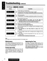 Предварительный просмотр 44 страницы Panasonic CQDF203U - AUTO RADIO/CD DECK Operating Instructions Manual