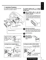 Предварительный просмотр 49 страницы Panasonic CQDF203U - AUTO RADIO/CD DECK Operating Instructions Manual