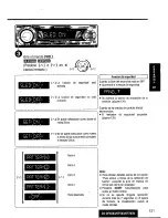 Предварительный просмотр 121 страницы Panasonic CQDF203U - AUTO RADIO/CD DECK Operating Instructions Manual