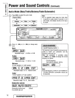 Предварительный просмотр 12 страницы Panasonic CQDF401U - AUTO RADIO/CD DECK Operating Instructions Manual