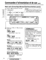 Предварительный просмотр 34 страницы Panasonic CQDF401U - AUTO RADIO/CD DECK Operating Instructions Manual