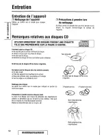 Предварительный просмотр 52 страницы Panasonic CQDF401U - AUTO RADIO/CD DECK Operating Instructions Manual