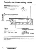 Предварительный просмотр 54 страницы Panasonic CQDF401U - AUTO RADIO/CD DECK Operating Instructions Manual