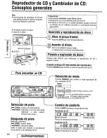 Предварительный просмотр 60 страницы Panasonic CQDF401U - AUTO RADIO/CD DECK Operating Instructions Manual