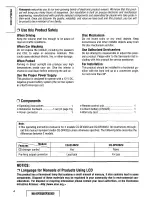 Предварительный просмотр 4 страницы Panasonic CQDF402U - AUTO RADIO/CD DECK Operating Instructions Manual