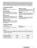 Предварительный просмотр 5 страницы Panasonic CQDF402U - AUTO RADIO/CD DECK Operating Instructions Manual