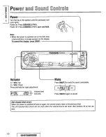 Предварительный просмотр 10 страницы Panasonic CQDF402U - AUTO RADIO/CD DECK Operating Instructions Manual