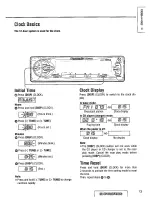 Предварительный просмотр 13 страницы Panasonic CQDF402U - AUTO RADIO/CD DECK Operating Instructions Manual