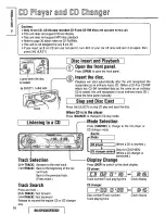 Предварительный просмотр 16 страницы Panasonic CQDF402U - AUTO RADIO/CD DECK Operating Instructions Manual