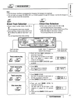 Предварительный просмотр 17 страницы Panasonic CQDF402U - AUTO RADIO/CD DECK Operating Instructions Manual