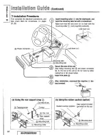 Предварительный просмотр 22 страницы Panasonic CQDF402U - AUTO RADIO/CD DECK Operating Instructions Manual