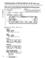 Предварительный просмотр 34 страницы Panasonic CQDF402U - AUTO RADIO/CD DECK Operating Instructions Manual