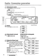 Предварительный просмотр 58 страницы Panasonic CQDF402U - AUTO RADIO/CD DECK Operating Instructions Manual