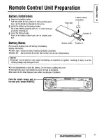 Предварительный просмотр 11 страницы Panasonic CQDF601U - AUTO RADIO/CD DECK Operating Instructions Manual