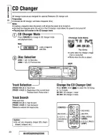 Предварительный просмотр 20 страницы Panasonic CQDF601U - AUTO RADIO/CD DECK Operating Instructions Manual