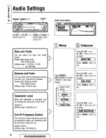 Предварительный просмотр 22 страницы Panasonic CQDF601U - AUTO RADIO/CD DECK Operating Instructions Manual