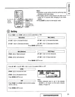 Предварительный просмотр 23 страницы Panasonic CQDF601U - AUTO RADIO/CD DECK Operating Instructions Manual