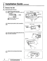 Предварительный просмотр 32 страницы Panasonic CQDF601U - AUTO RADIO/CD DECK Operating Instructions Manual