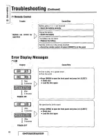 Предварительный просмотр 42 страницы Panasonic CQDF601U - AUTO RADIO/CD DECK Operating Instructions Manual