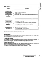 Предварительный просмотр 43 страницы Panasonic CQDF601U - AUTO RADIO/CD DECK Operating Instructions Manual