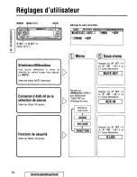 Предварительный просмотр 62 страницы Panasonic CQDF601U - AUTO RADIO/CD DECK Operating Instructions Manual