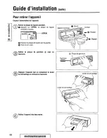 Предварительный просмотр 68 страницы Panasonic CQDF601U - AUTO RADIO/CD DECK Operating Instructions Manual