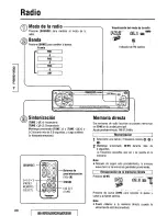 Предварительный просмотр 88 страницы Panasonic CQDF601U - AUTO RADIO/CD DECK Operating Instructions Manual