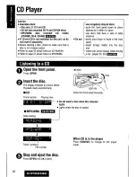 Предварительный просмотр 22 страницы Panasonic CQDF783U - AUTO RADIO/CD DECK Operating Instructions Manual