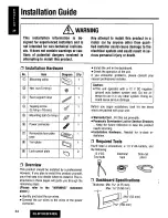 Предварительный просмотр 44 страницы Panasonic CQDF783U - AUTO RADIO/CD DECK Operating Instructions Manual