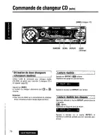 Предварительный просмотр 70 страницы Panasonic CQDF783U - AUTO RADIO/CD DECK Operating Instructions Manual