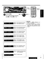 Предварительный просмотр 73 страницы Panasonic CQDF783U - AUTO RADIO/CD DECK Operating Instructions Manual