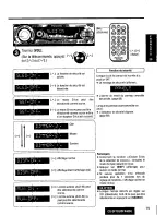 Предварительный просмотр 75 страницы Panasonic CQDF783U - AUTO RADIO/CD DECK Operating Instructions Manual