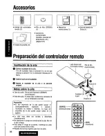 Предварительный просмотр 96 страницы Panasonic CQDF783U - AUTO RADIO/CD DECK Operating Instructions Manual