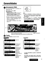 Предварительный просмотр 97 страницы Panasonic CQDF783U - AUTO RADIO/CD DECK Operating Instructions Manual