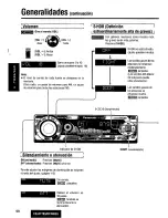 Предварительный просмотр 98 страницы Panasonic CQDF783U - AUTO RADIO/CD DECK Operating Instructions Manual