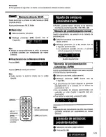 Предварительный просмотр 101 страницы Panasonic CQDF783U - AUTO RADIO/CD DECK Operating Instructions Manual