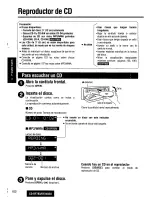 Предварительный просмотр 102 страницы Panasonic CQDF783U - AUTO RADIO/CD DECK Operating Instructions Manual