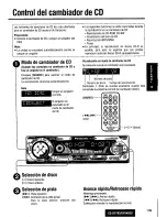 Предварительный просмотр 109 страницы Panasonic CQDF783U - AUTO RADIO/CD DECK Operating Instructions Manual