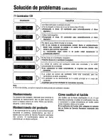 Предварительный просмотр 122 страницы Panasonic CQDF783U - AUTO RADIO/CD DECK Operating Instructions Manual