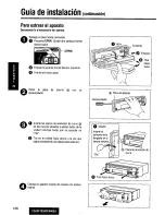 Предварительный просмотр 128 страницы Panasonic CQDF783U - AUTO RADIO/CD DECK Operating Instructions Manual