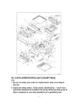 Предварительный просмотр 61 страницы Panasonic CQDF783U - AUTO RADIO/CD DECK Service Manual