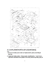 Предварительный просмотр 69 страницы Panasonic CQDF783U - AUTO RADIO/CD DECK Service Manual