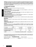 Предварительный просмотр 4 страницы Panasonic CQDF800U - AUTO RADIO/CD DECK Operating Instructions Manual